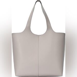 Madison West Elegant Gray Tote Bag